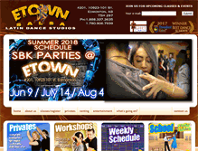 Tablet Screenshot of etownsalsa.com